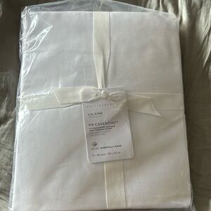 brand new in the package potter barn essentials california king white sheets